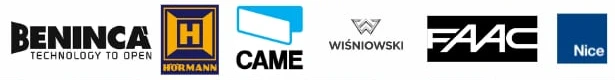 Marki: Beninca, Hörmann, CAME, Wiśniowski, FAAC, Nice